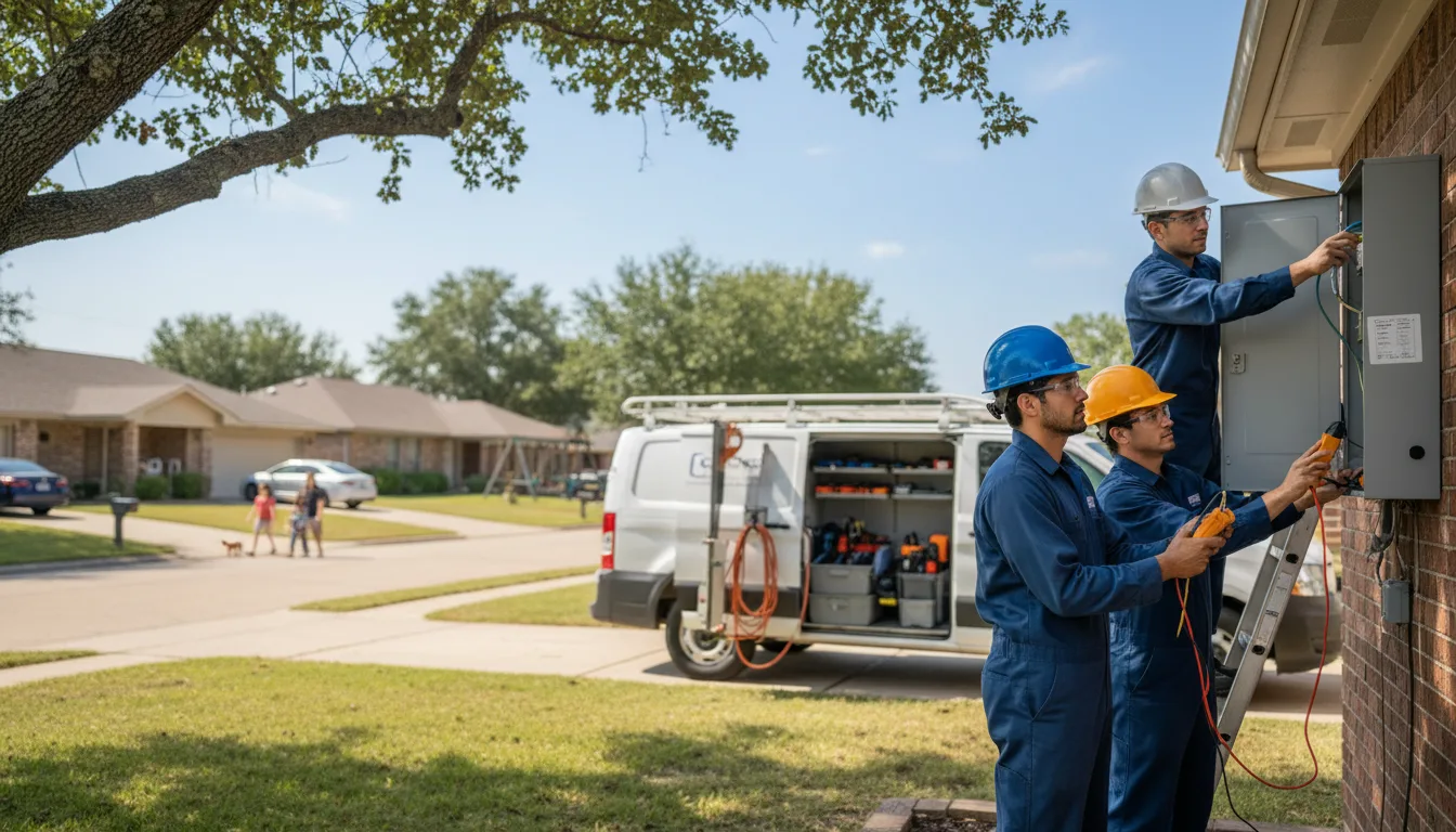 Certified electrician providing emergency electrical services in Oregonia, OH